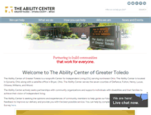 Tablet Screenshot of abilitycenter.org