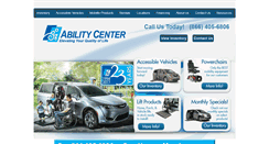 Desktop Screenshot of abilitycenter.com